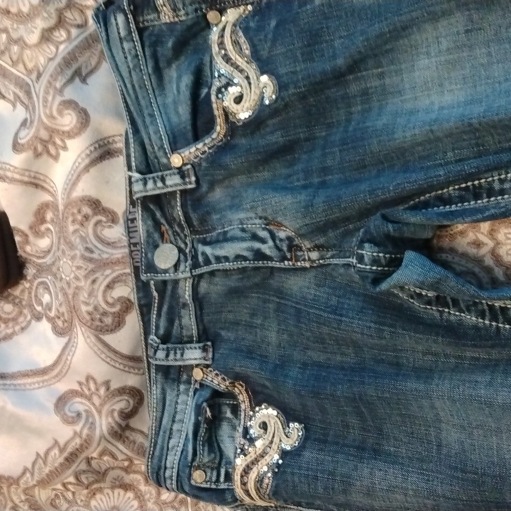 2 pairs women's low rise Premier jeans